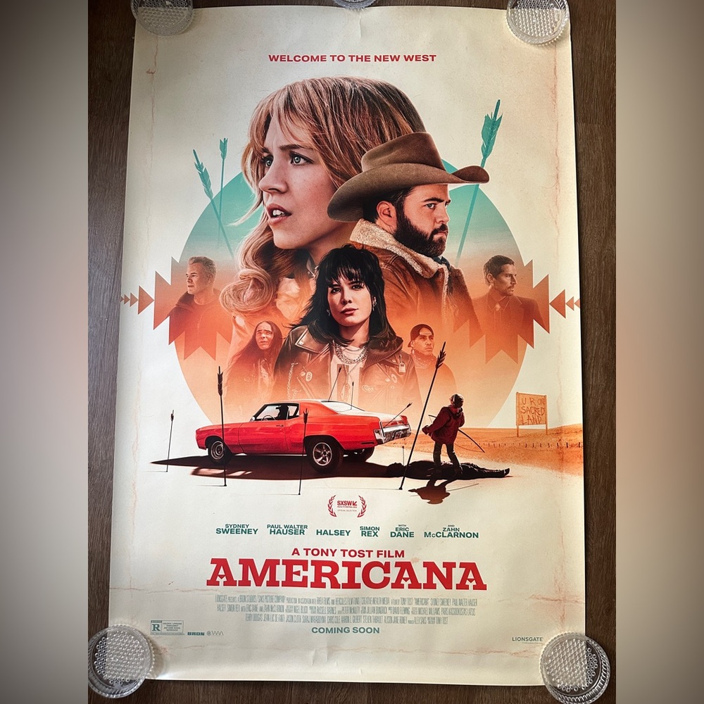 Americana - original DS movie poster 27x40 D/S 2025 Sydney Sweeney